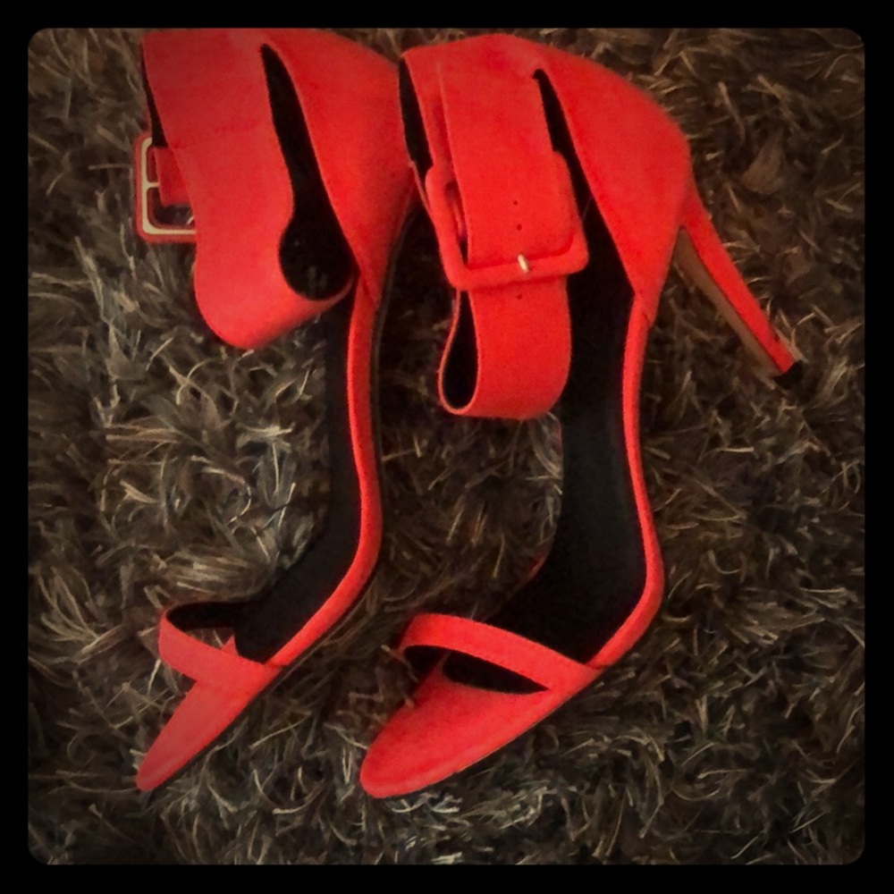 Neon pink Asos Heels